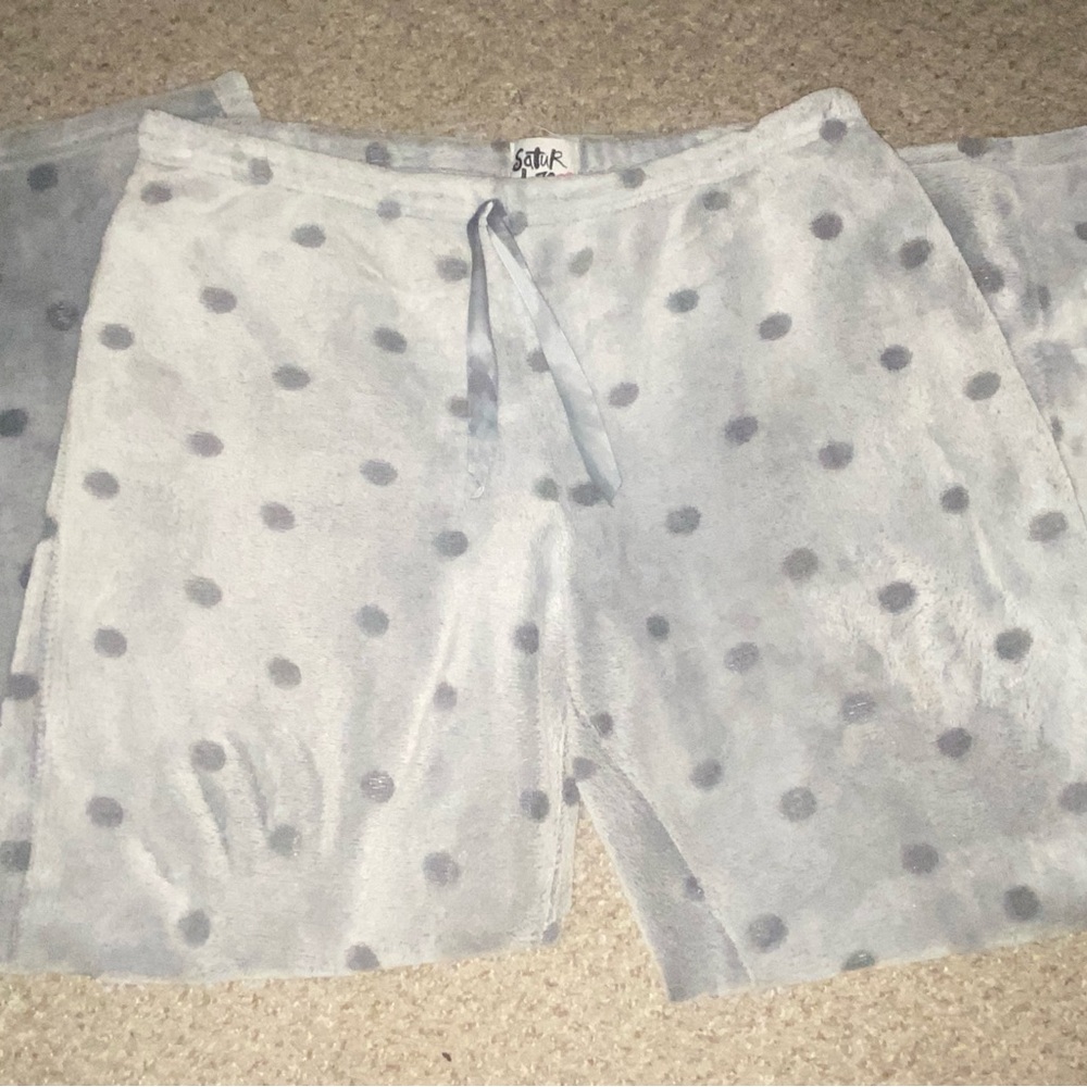 Gray Polka Dot Lounge Pants